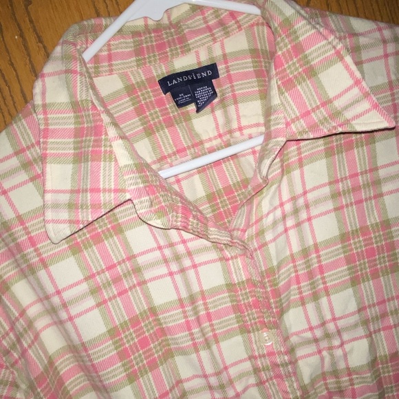 Lands End Flannel - Picture 1 of 3